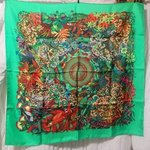 Authentic silk Hermes scarf.